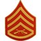 EagleEmblems P64028 Rank-USMC,E6,Staff SGT (CLR) (.875'' Wide)